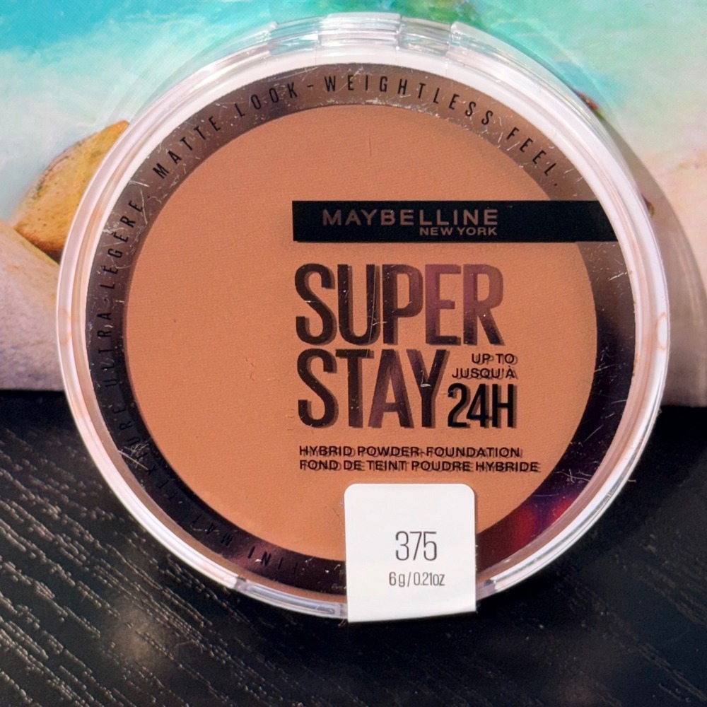 Maybelline Super Stay 24H Hybrid Powder Foundation‎ 375 Matte Full Coverage 6g